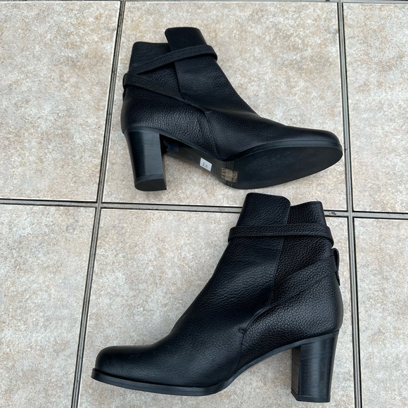 L.K. Bennett Dionne Leather Ankle Boot Black Womens - Picture 7 of 16